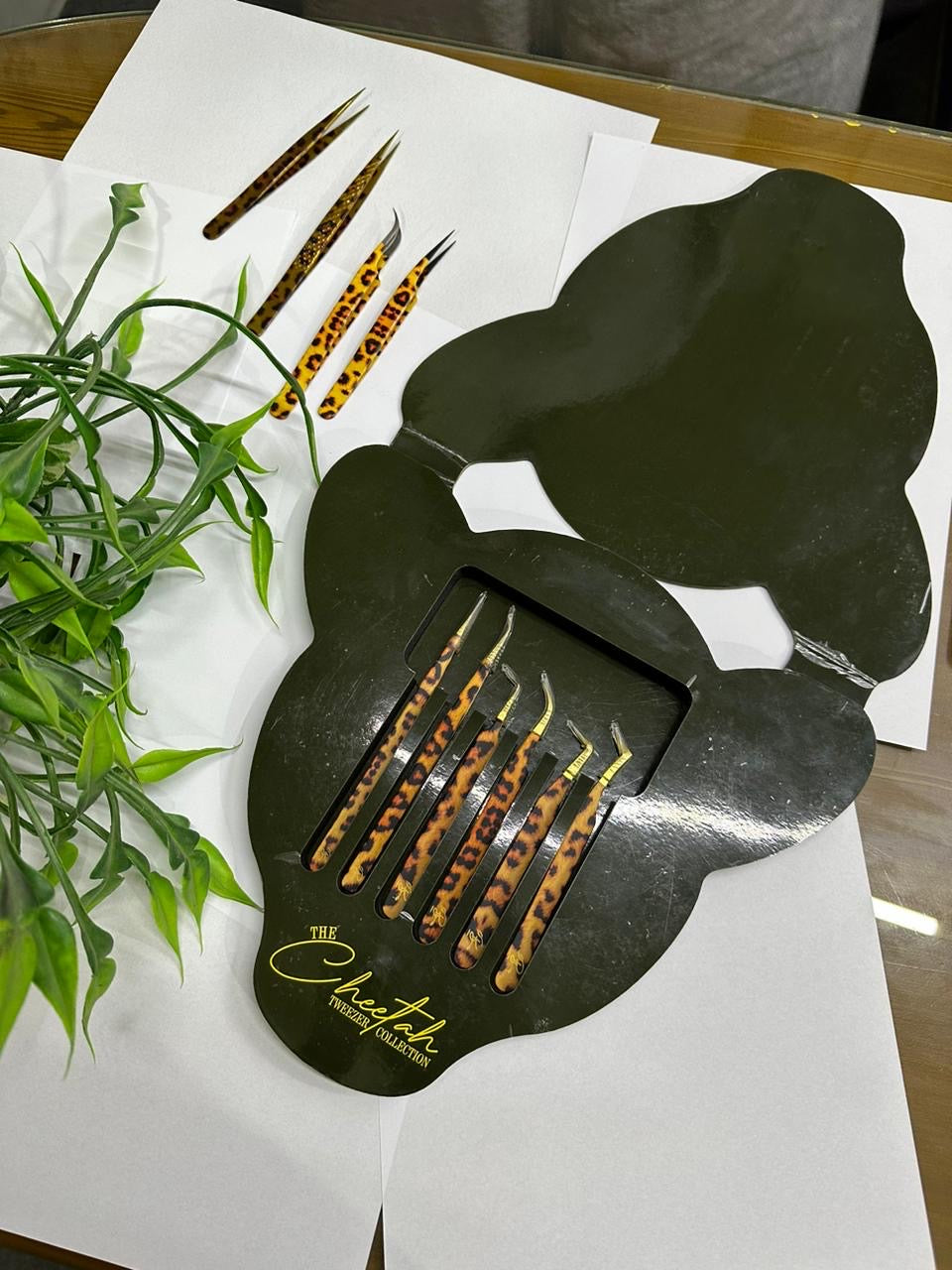 Limited Edition Bombini Spa Cheetah Tweezer Collection