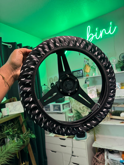 Steering wheel cover