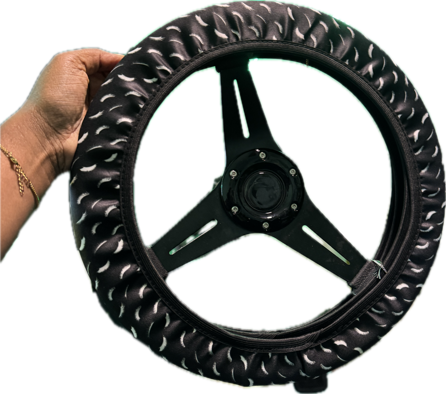 Steering wheel cover